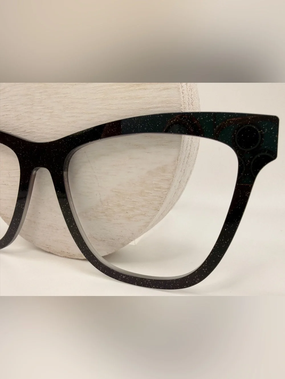 Pair Eyewear Black Shimmer top for The Harper